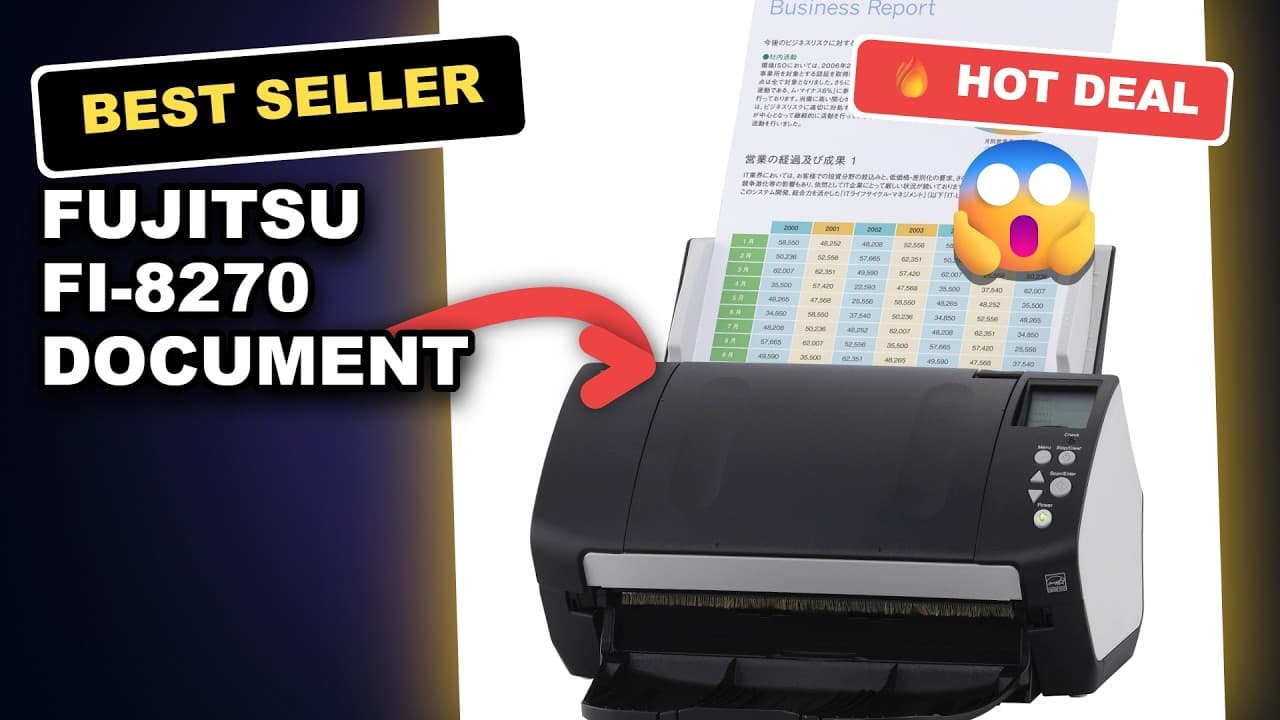 Fujitsu fi-8270 Document Scanner Review: Next Generation of Scanning Excellence