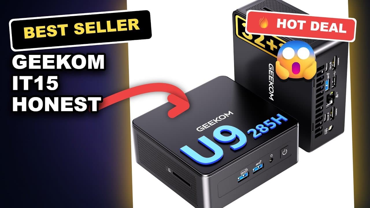 GEEKOM IT15 Honest Review: The Most Powerful AI Mini PC for Video Editing, Coding & AI Tasks