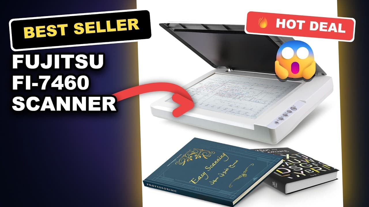 Fujitsu fi-7460 Scanner Tested: Best Wide-Format Scanner for Offices in 2024?