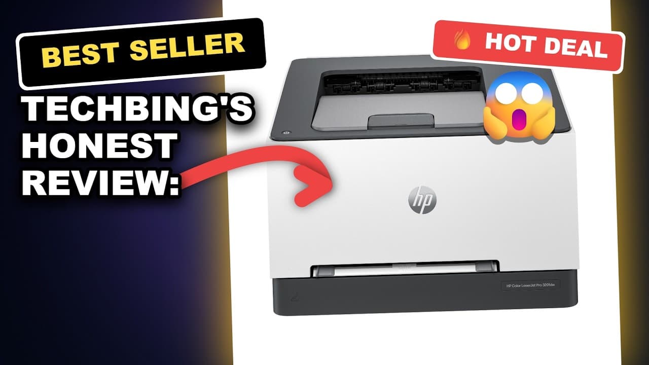 TechBing's Honest Review: HP Color Laserjet Pro 3201dw Wireless Color Laser Printer, Office Printer,