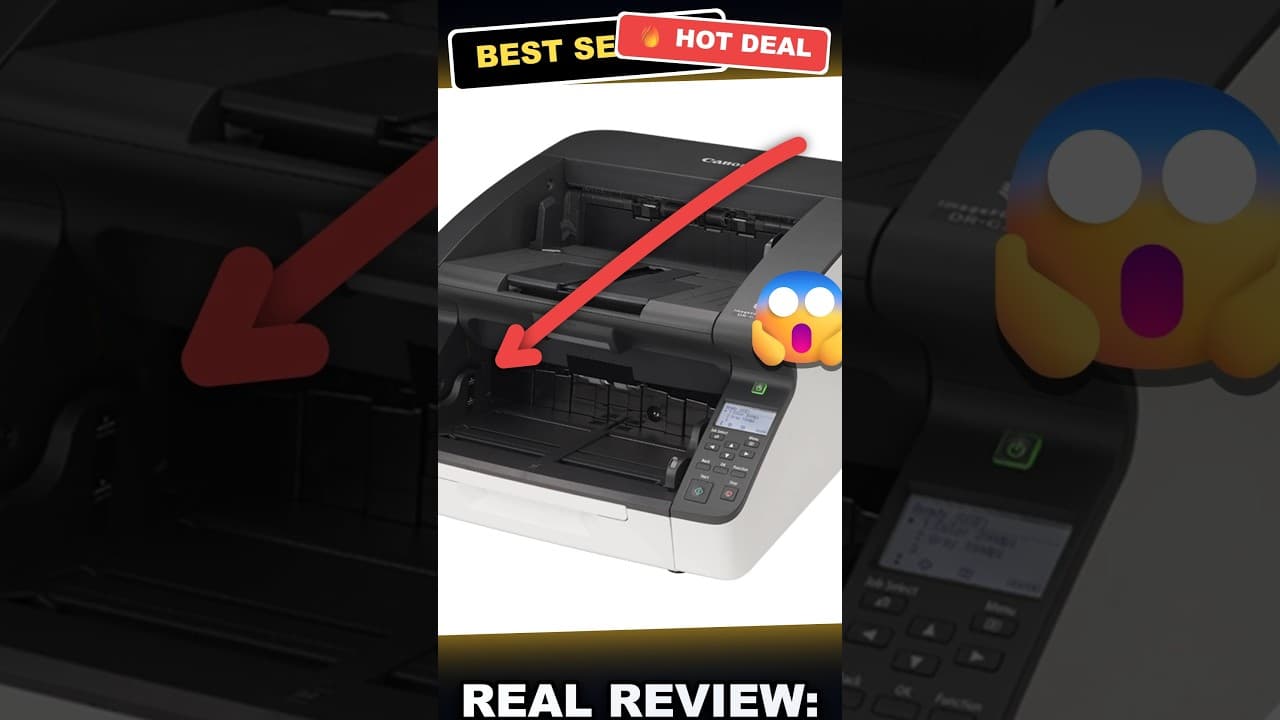 Real Review: Canon imageFORMULA DR-G2110 - High-Quality Scanning for Offices