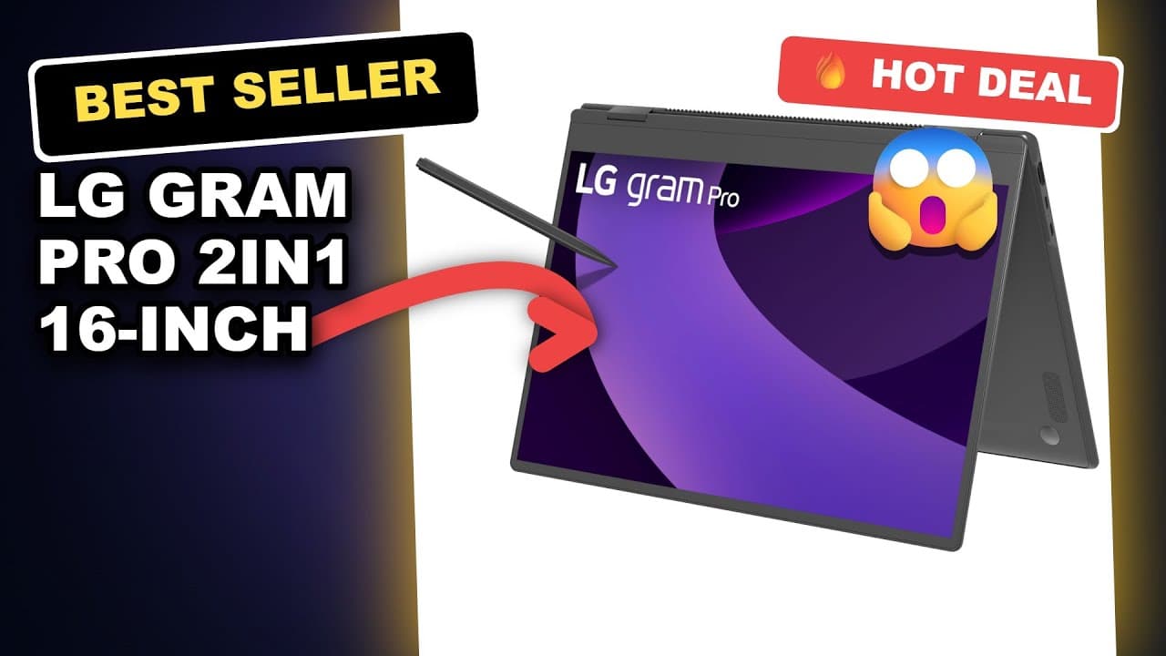 LG gram Pro 2in1 16-inch Laptop Review: Tested with Intel Core Ultra7 and 32GB RAM