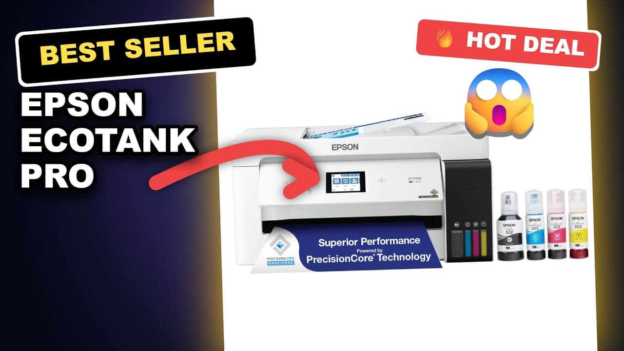 Epson EcoTank Pro ET-5850 Honest Review: Wireless Color All-in-One Supertank Printer