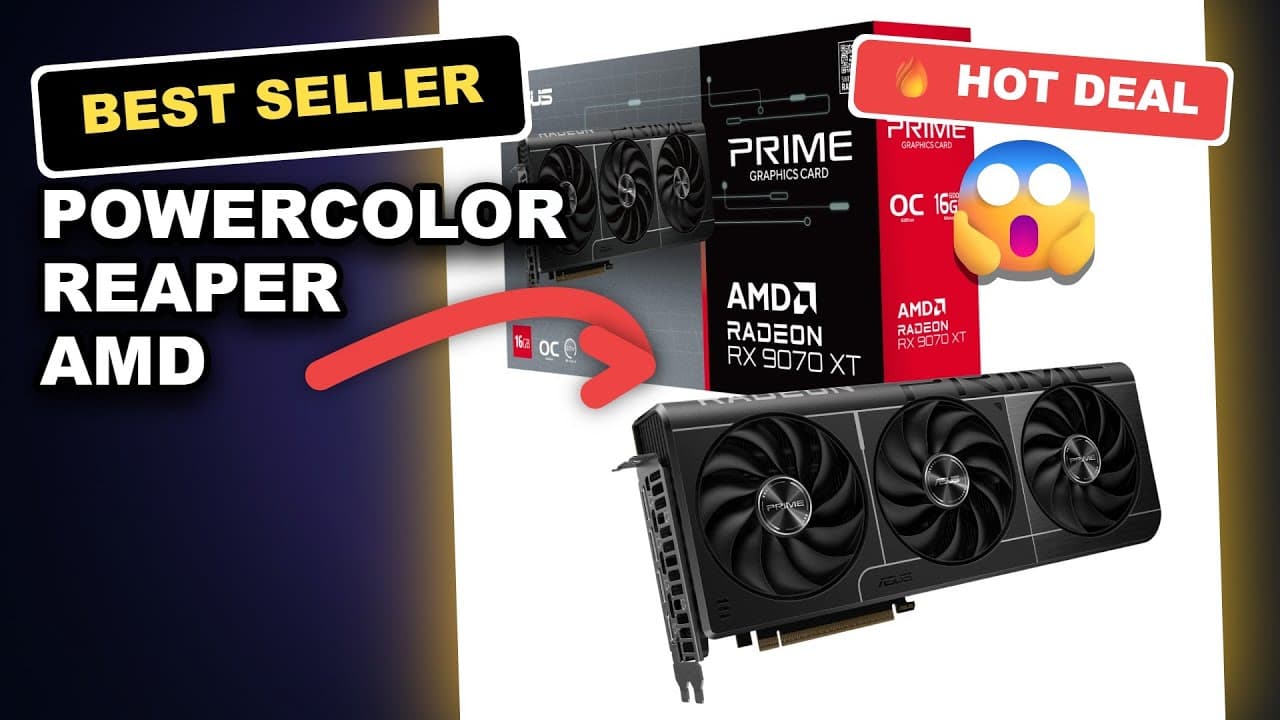 PowerColor Reaper AMD Radeon RX 9070 XT 16GB GDDR6: Unleashing Unbridled Gaming Power