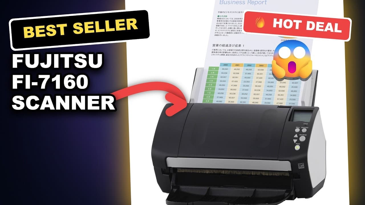 Fujitsu fi-7160 Scanner Tested: Is It The Best Document Scanner for Workgroups?