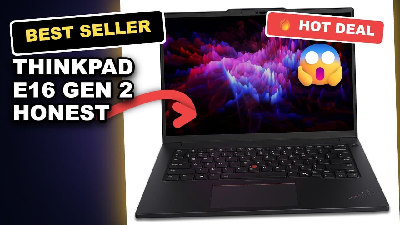 ThinkPad E16 Gen 2 Honest Review: AMD Ryzen 7 Performance & Business Bundle